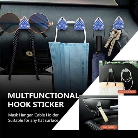 3Blue gems heart hooker  - Picture 2 of 3